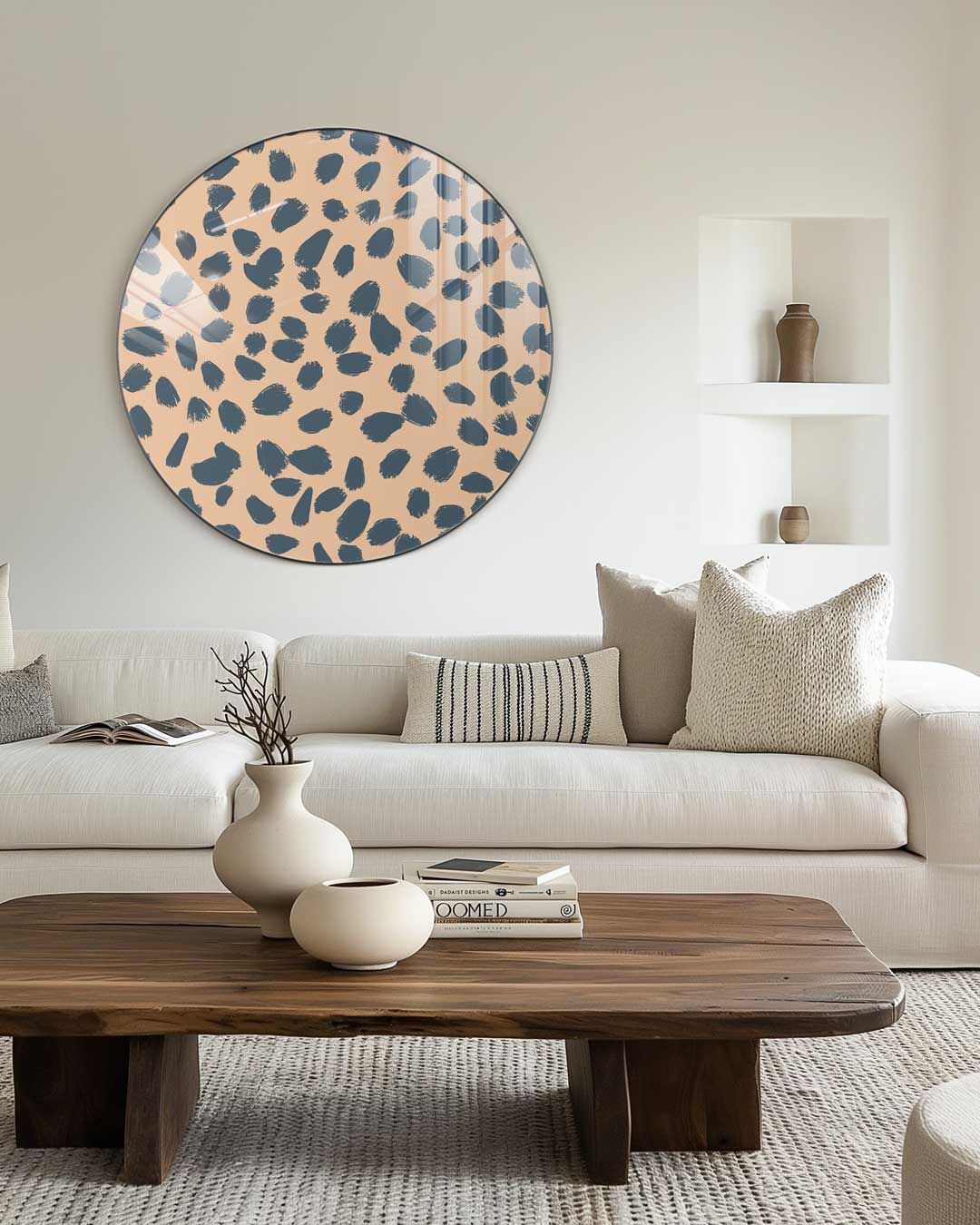 Trendy Luipaard Print Muurcirkel