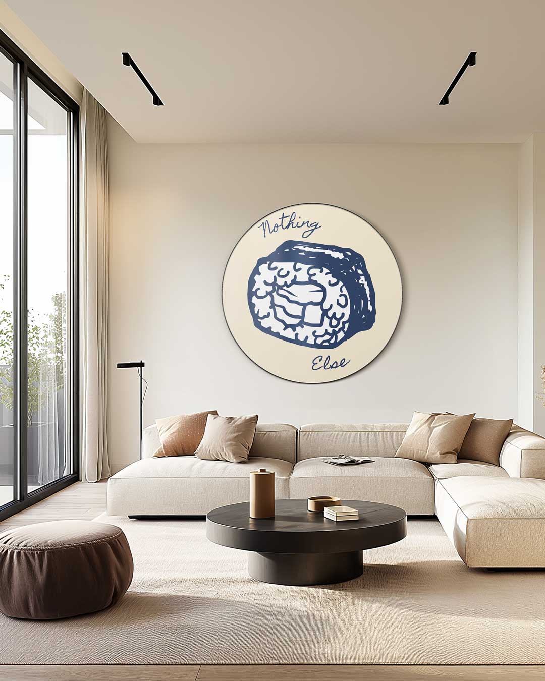 Sushi Liefde Muurcirkel-WallArtistic