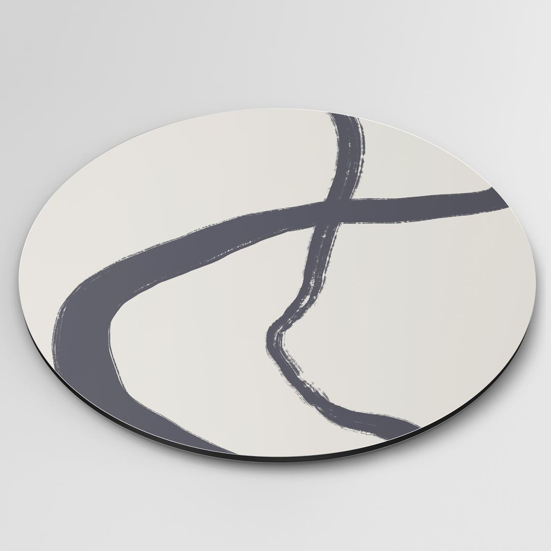 Stijlvolle Abstracte Muurcirkel