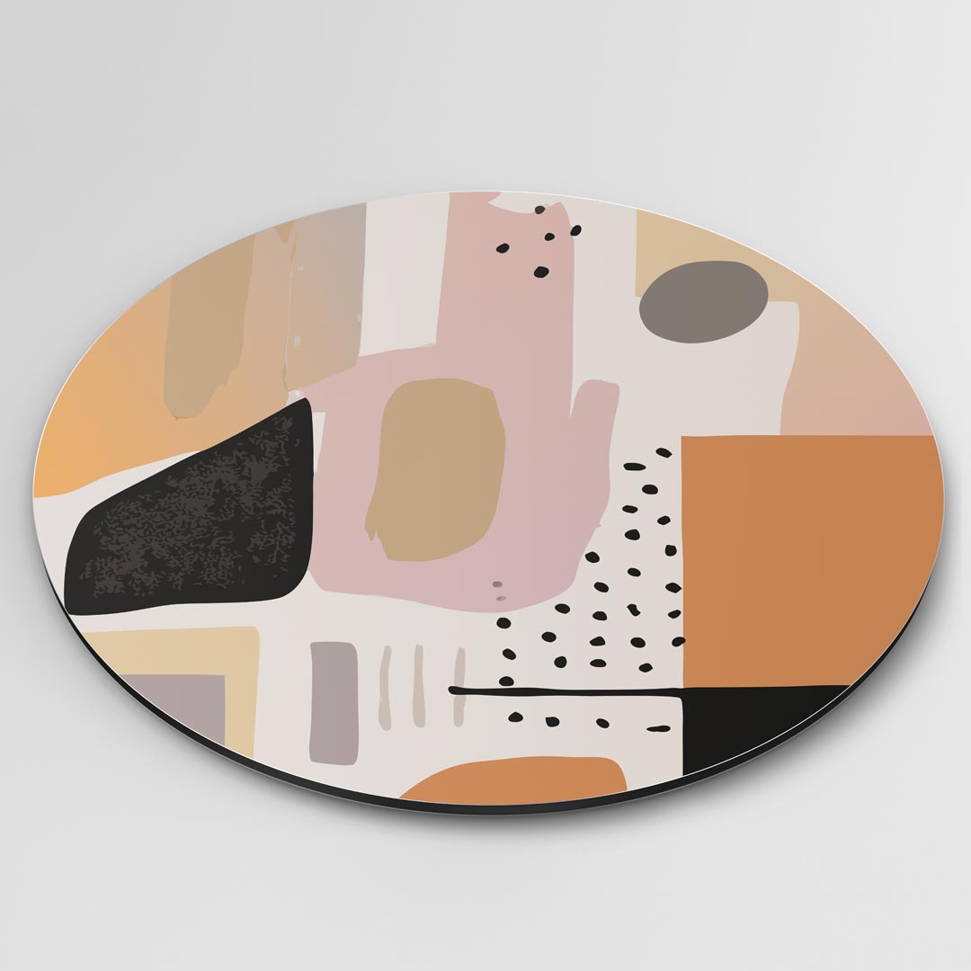 Abstracte Kunst Muurcirkel