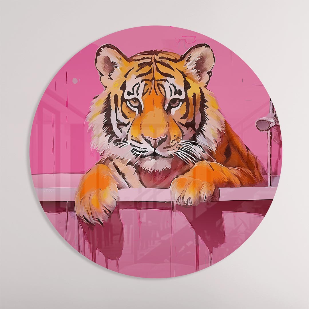 Tijger in Bad Muurcirkel