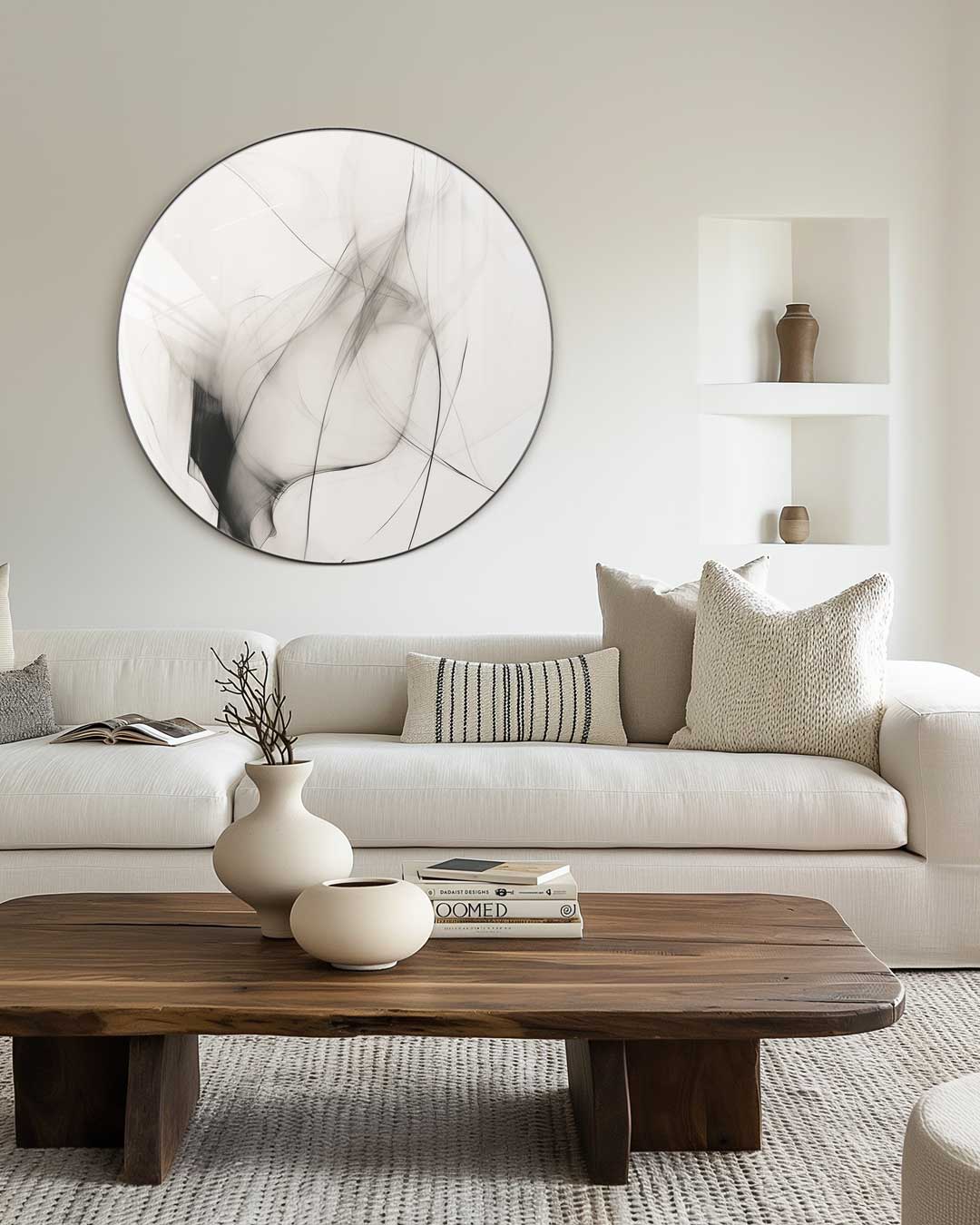 Elegante Abstracte Muurcirkel