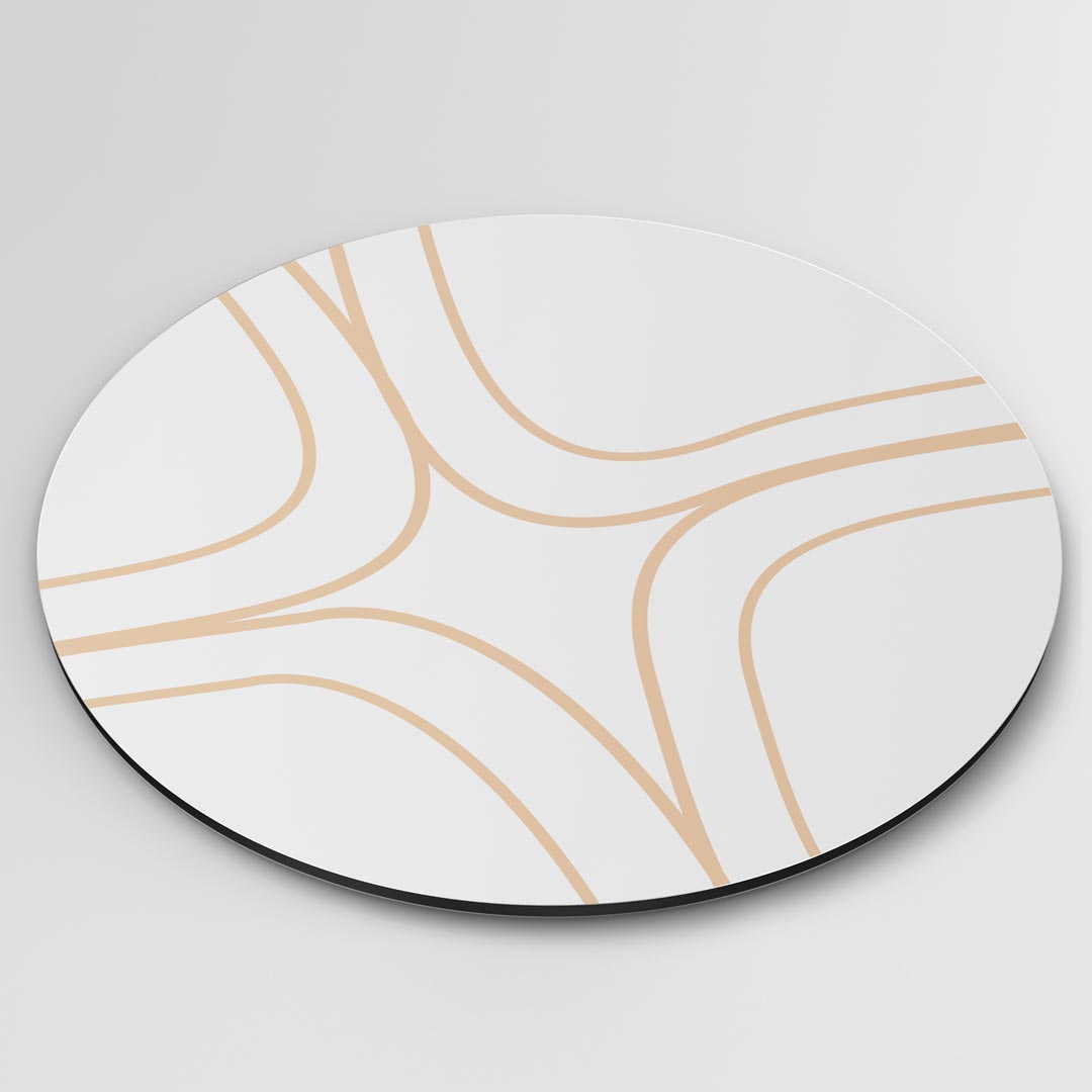 Elegante Abstracte Muurcirkel