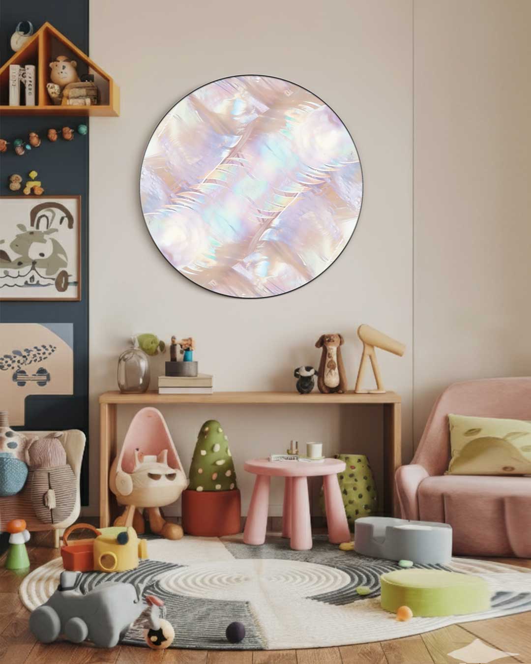Pastel Droom Muurcirkel-WallArtistic