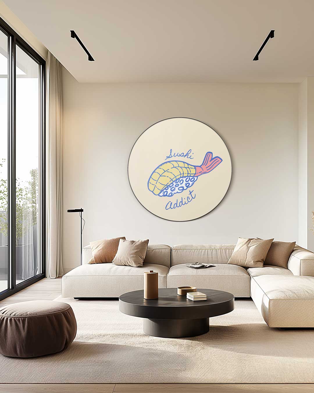 Sushi Addict Muurcirkel-WallArtistic