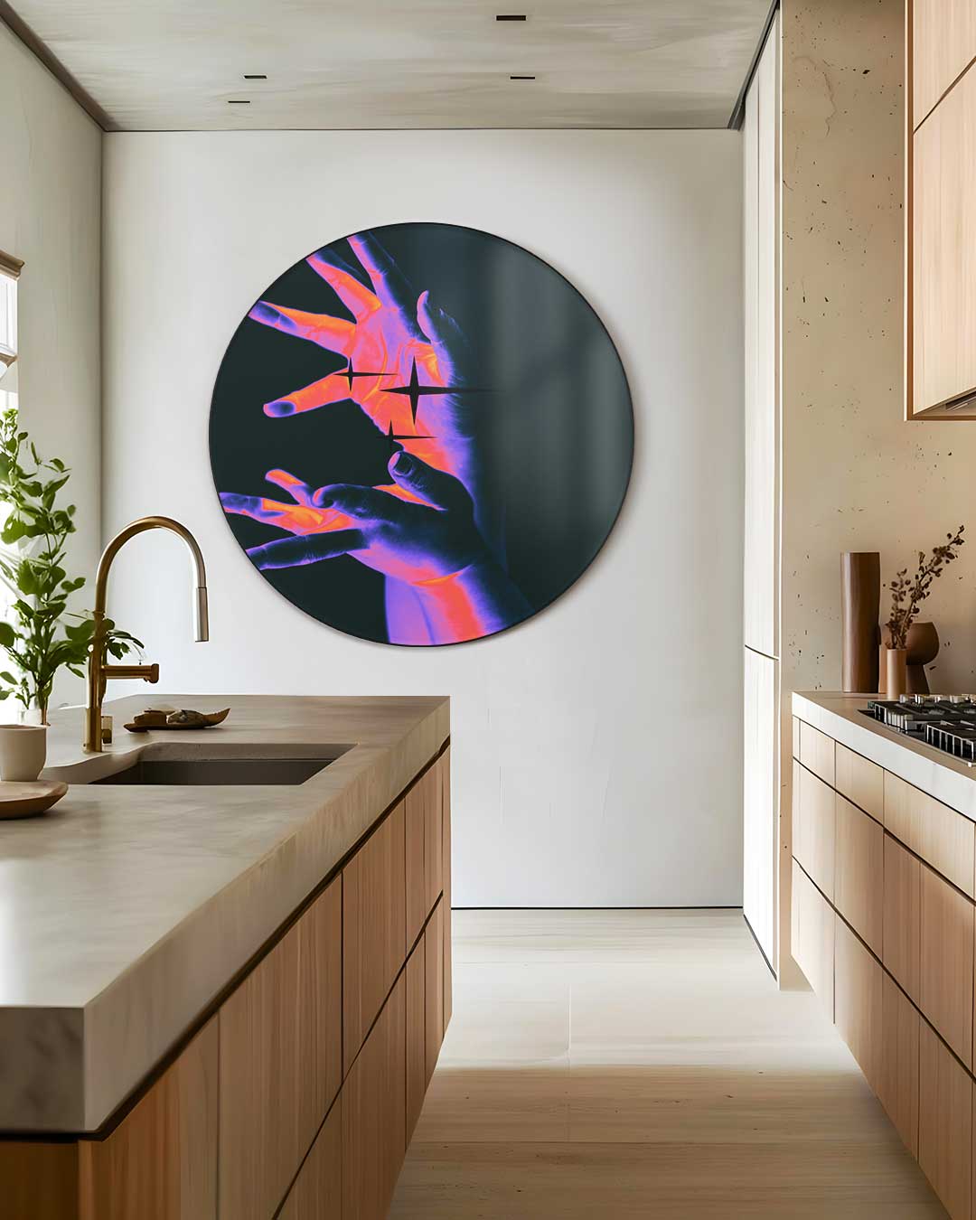 Abstracte Muurcirkel-WallArtistic