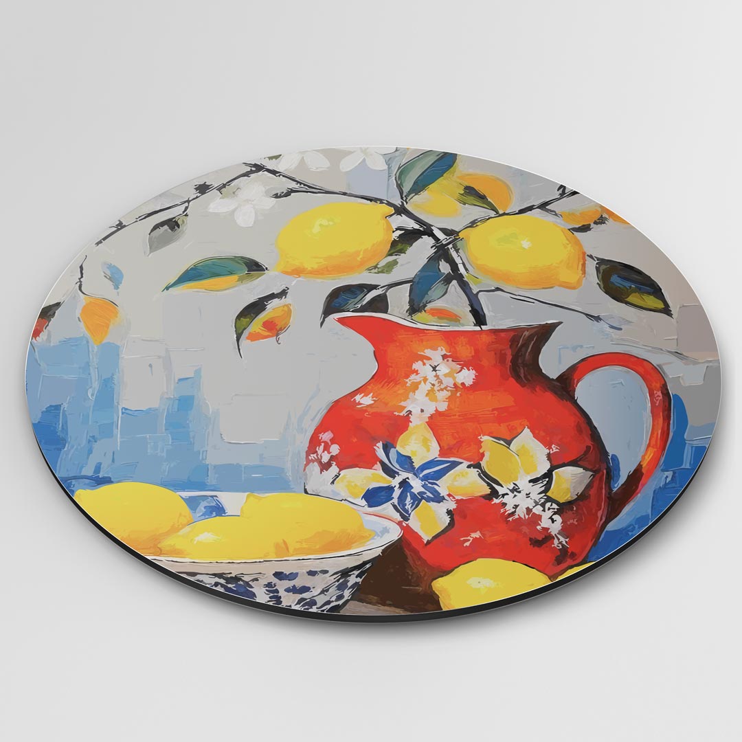 Citrus Kunst Muurcirkel-WallArtistic