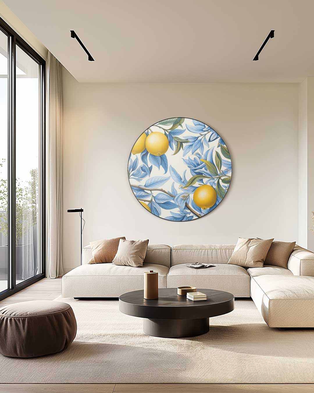 Citrus Bloei Muurcirkel