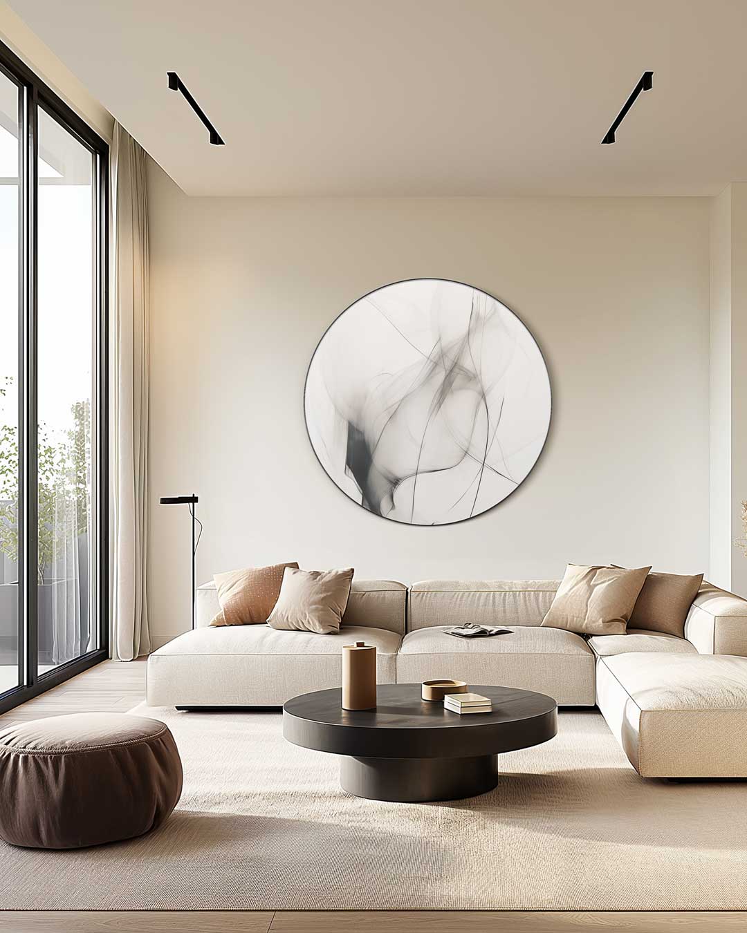 Elegante Abstracte Muurcirkel