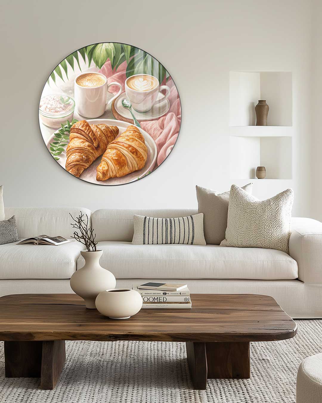Botanische Brunch Muurcirkel-WallArtistic