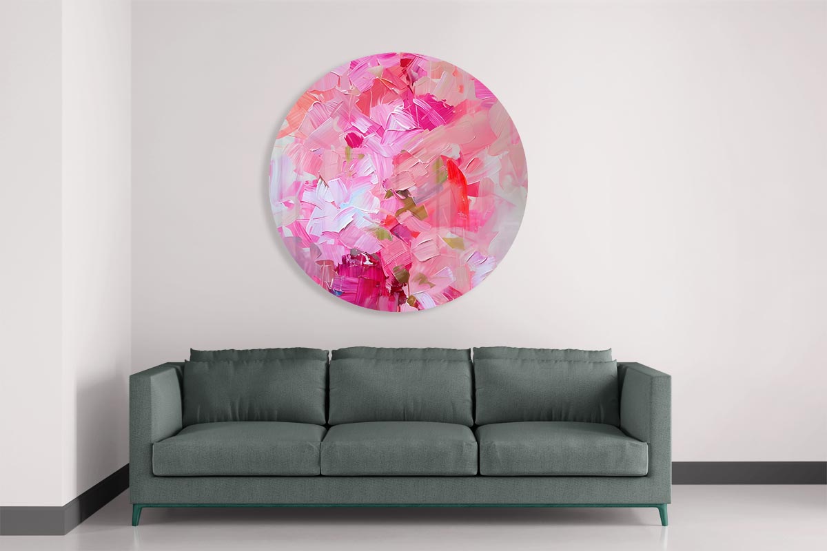 Roze Droom Muurcirkel