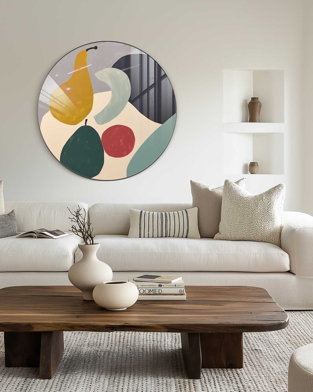 Moderne Fruitstilleven Muurcirkel