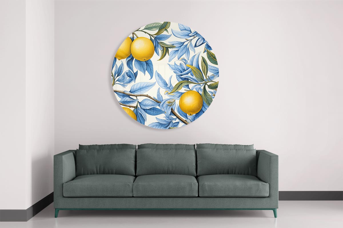 Citrus Bloei Muurcirkel