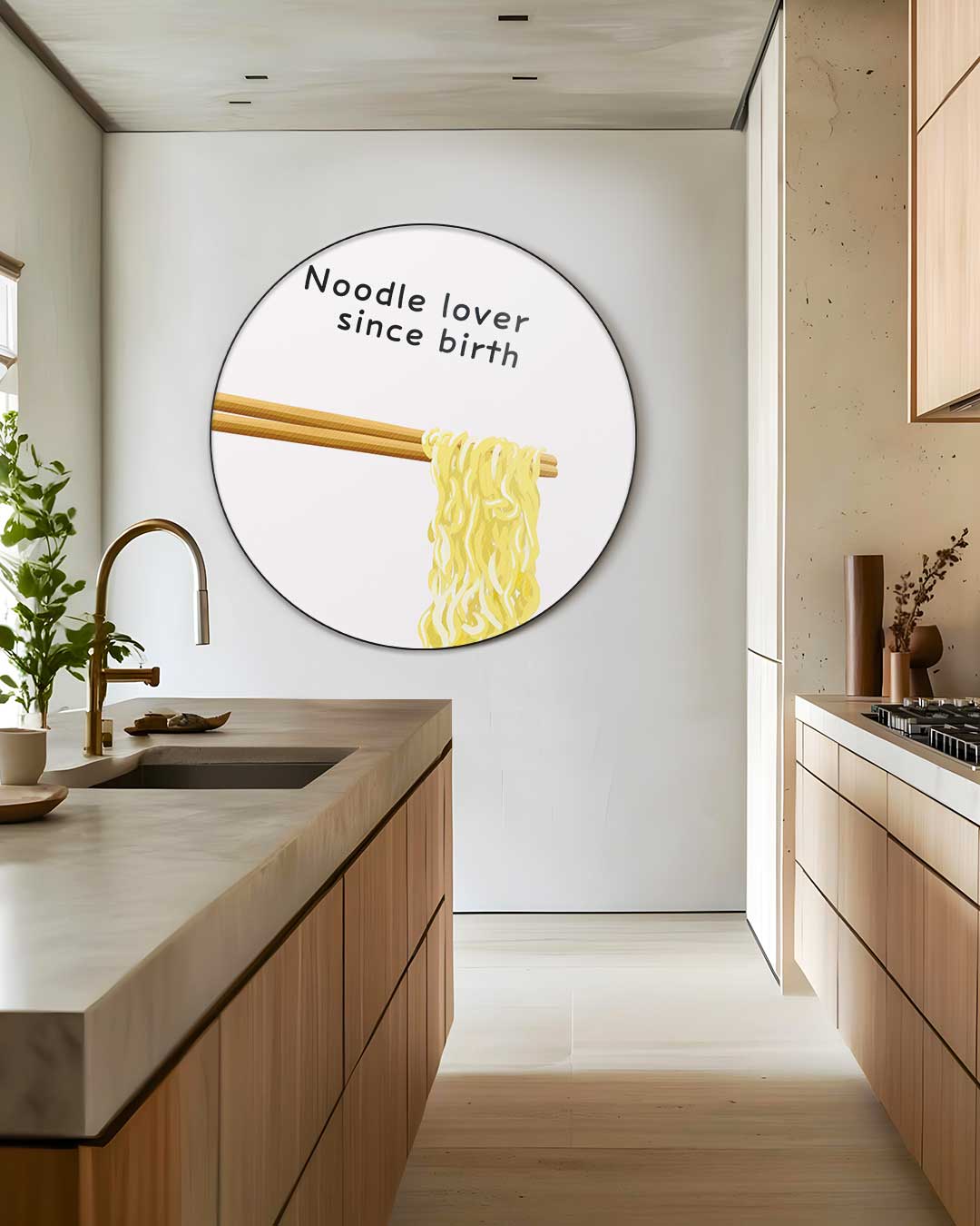 Noodle Lover Muurcirkel-WallArtistic