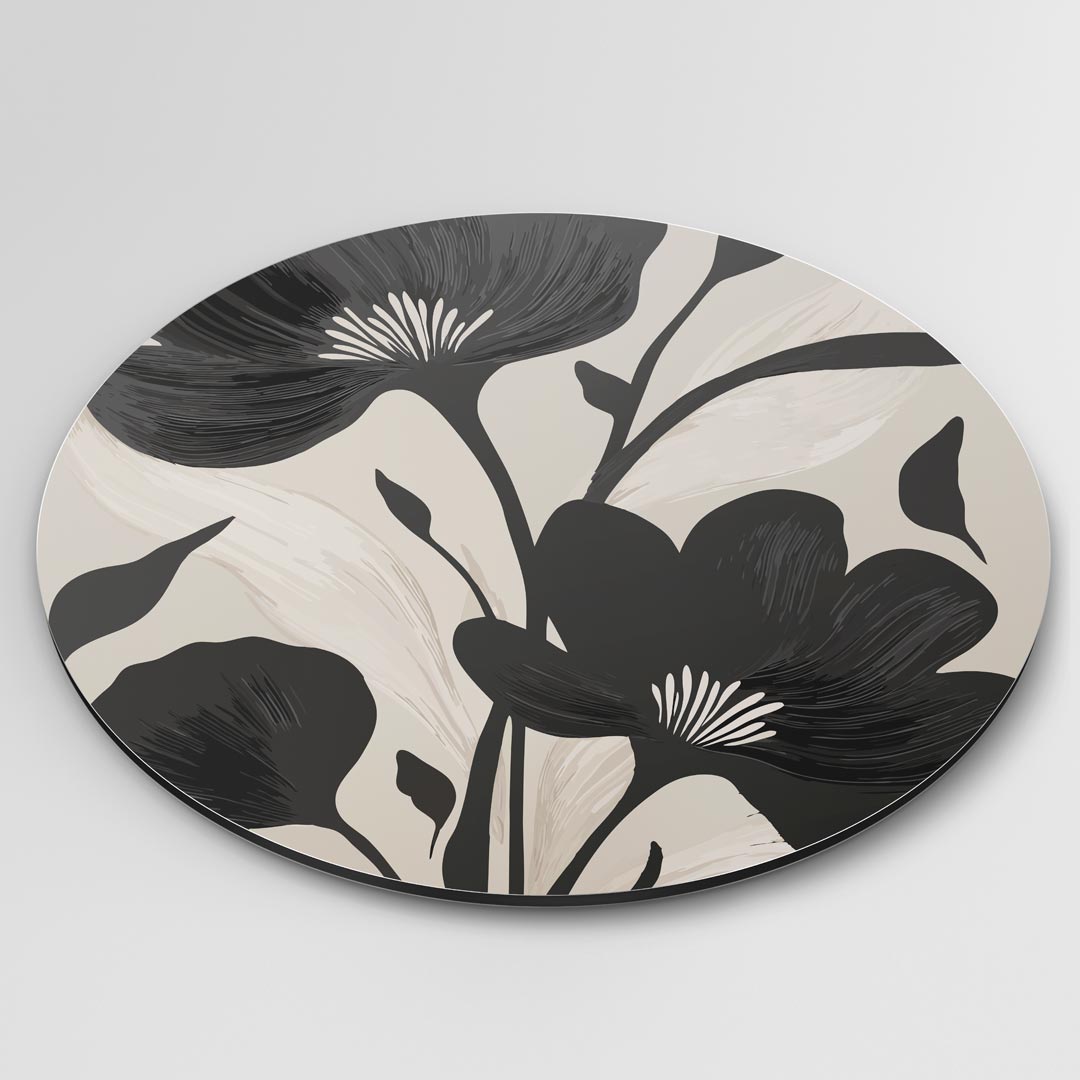 Elegante Bloemen Muurcirkel