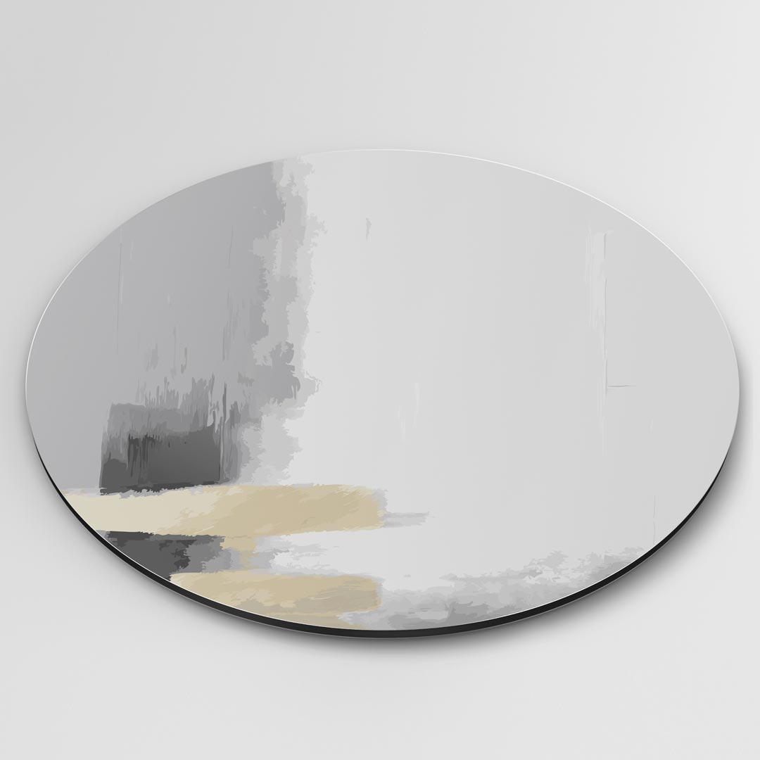 Trendy Abstracte Muurcirkel