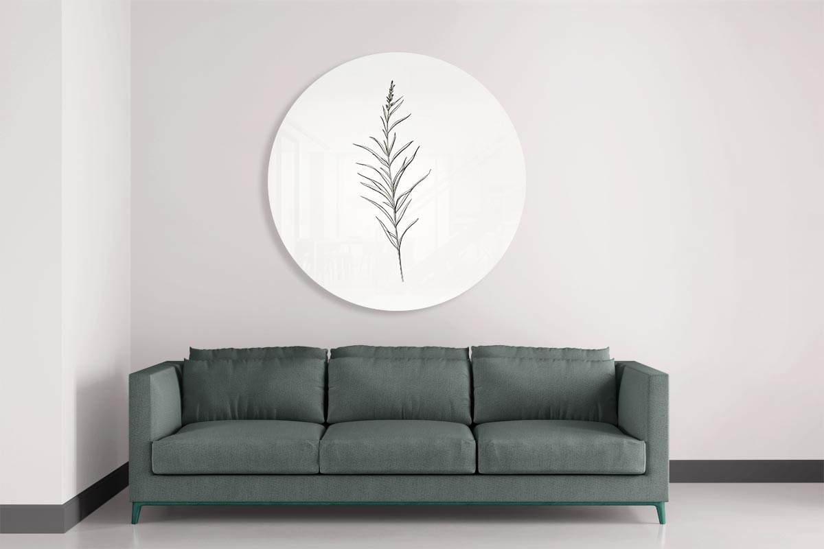 Minimalistische Botanische Muurcirkel