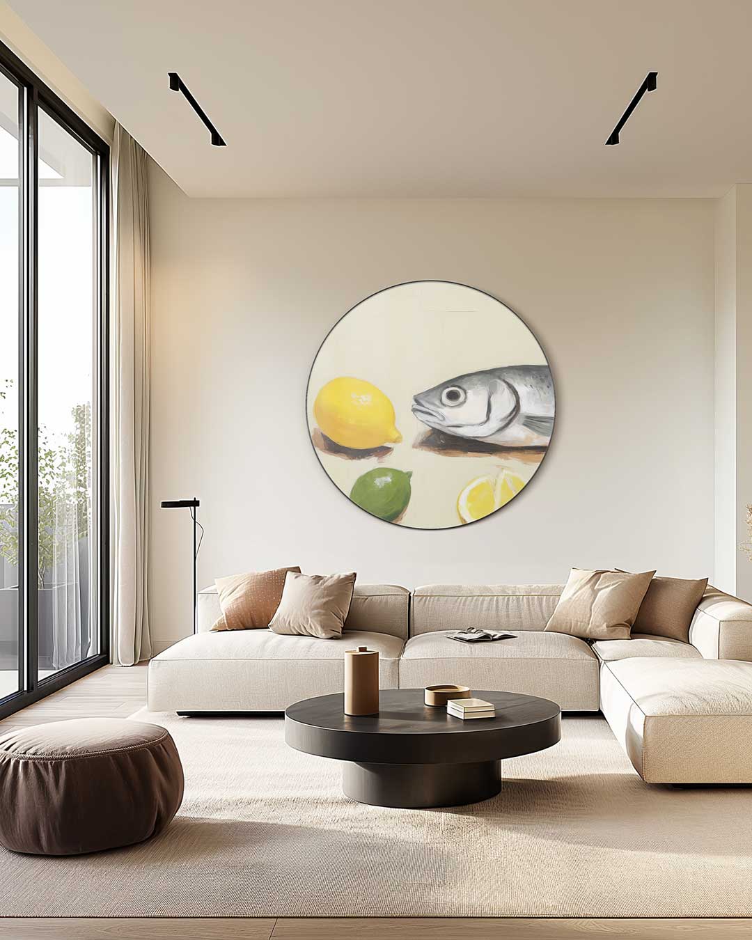 Frisse Fruitige Muurcirkel-WallArtistic