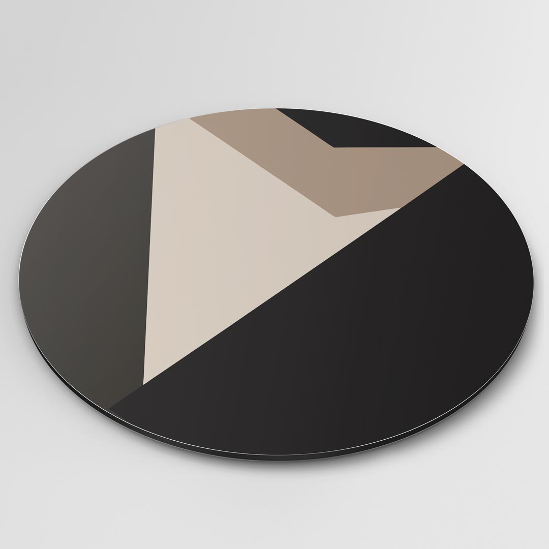 Moderne Geometrische Muurcirkel