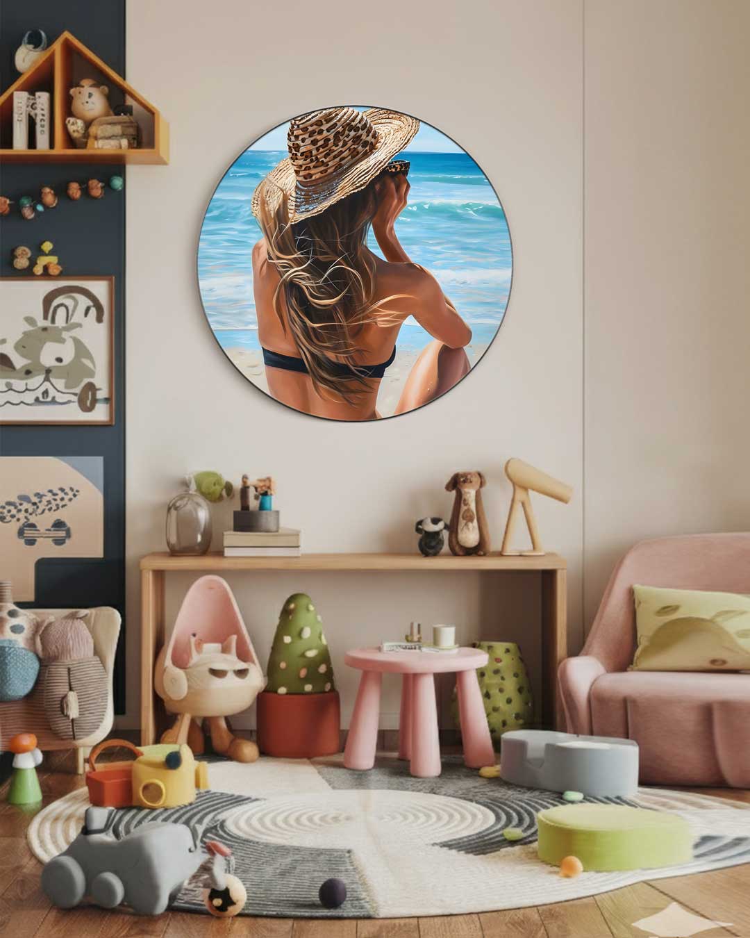 Zon, Zee en Strand Muurcirkel