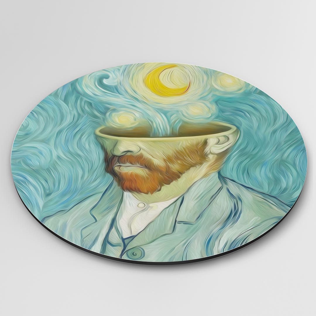 Dromerige Van Gogh Muurcirkel-WallArtistic