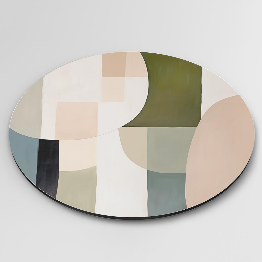 Stijlvolle Abstracte Muurcirkel