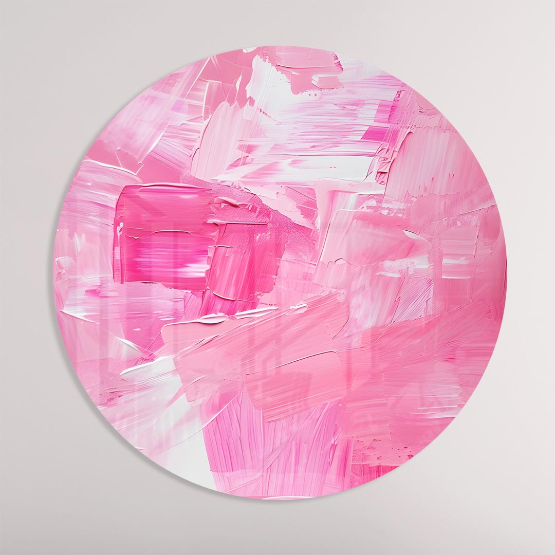 Romantische Roze Muurcirkel