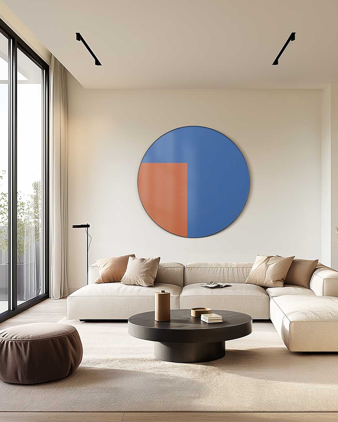 Modern Geometrisch Kunstwerk Muurcirkel