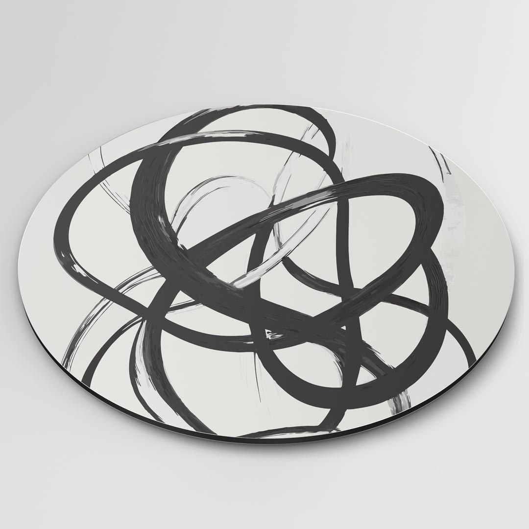 Abstracte Kunst Muurcirkel