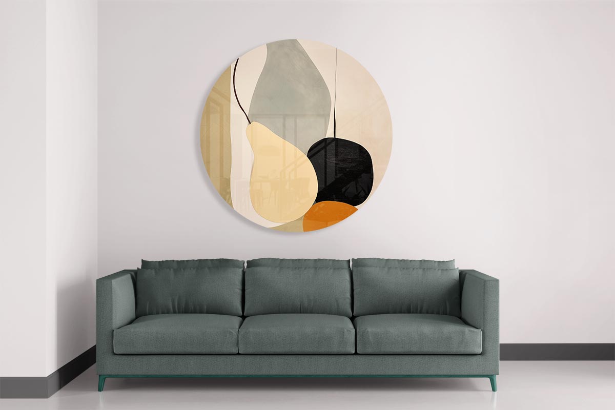 Moderne Abstracte Muurcirkel
