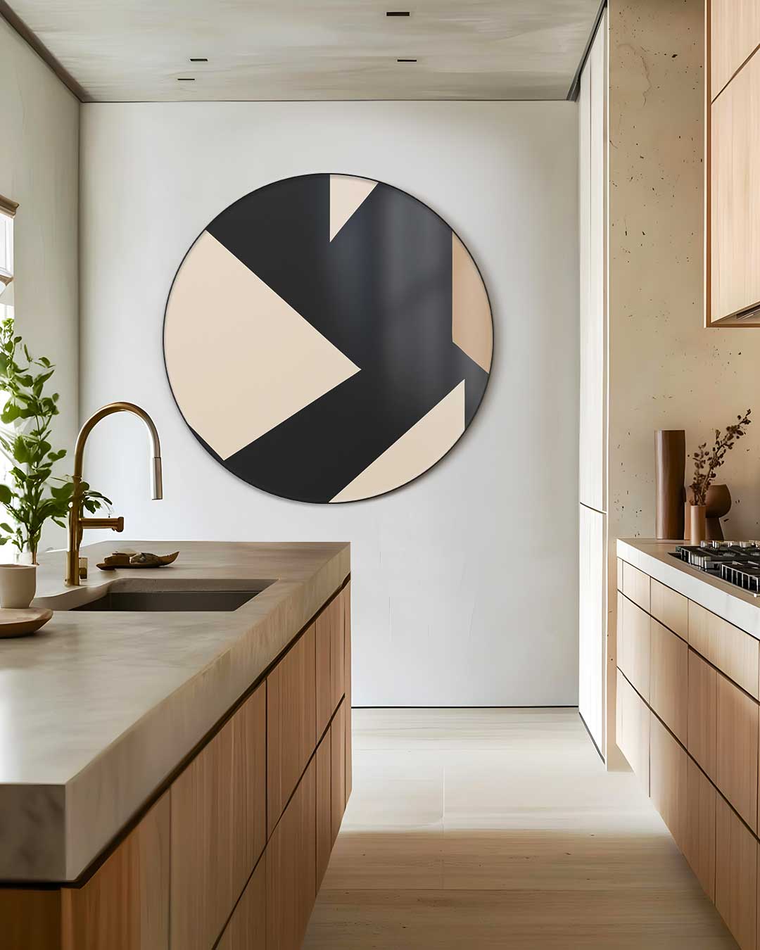 Moderne Geometrische Muurcirkel