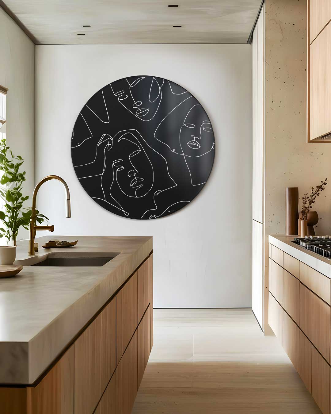 Abstracte Muurcirkel-WallArtistic