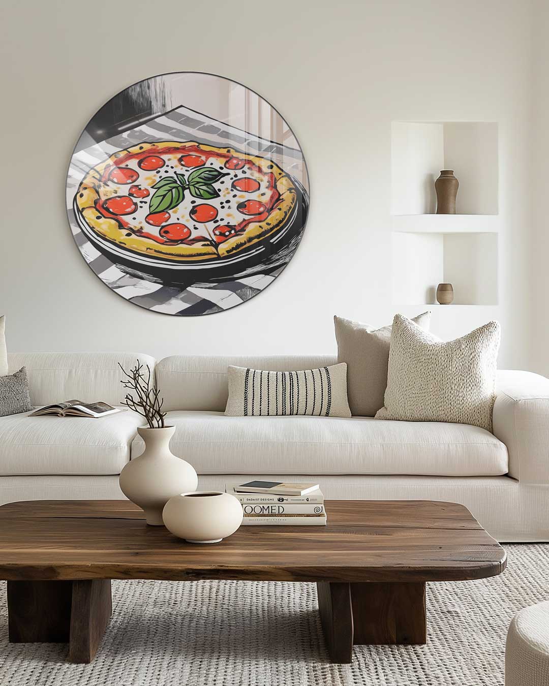 Pizza Muurcirkel-WallArtistic