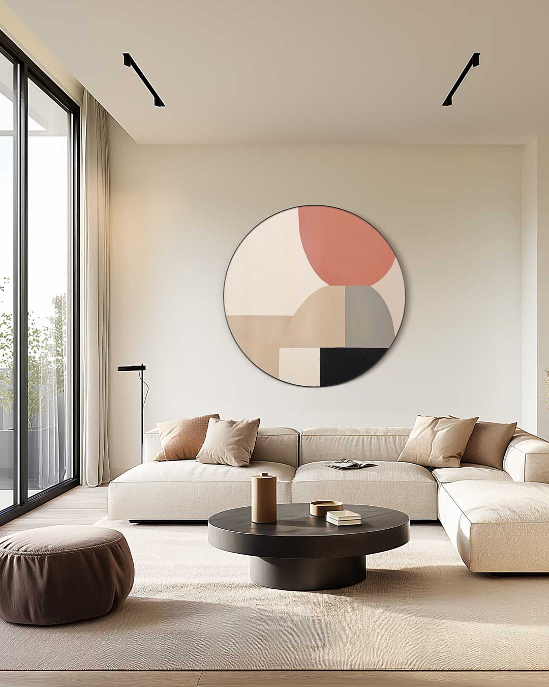 Moderne Abstracte Muurcirkel