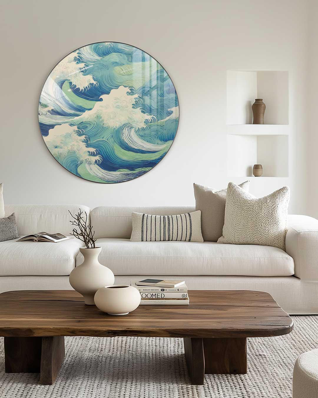 Ocean Waves Muurcirkel