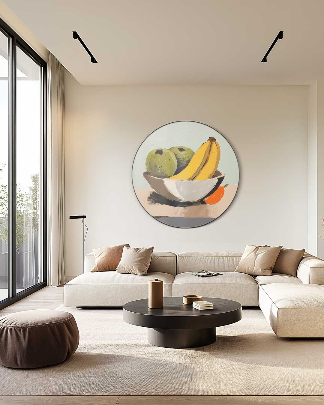 Fruitige Muurcirkel-WallArtistic