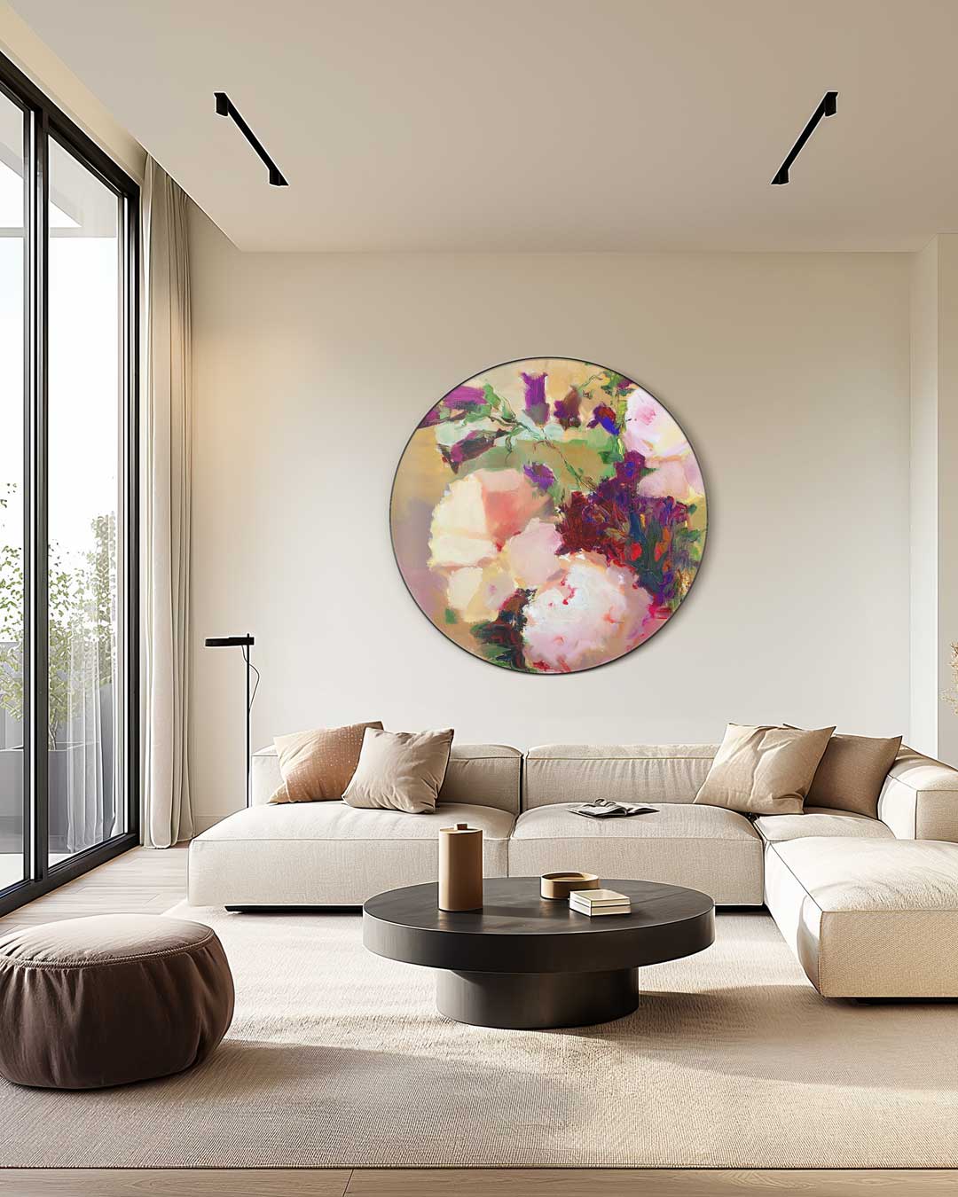Bloemenpracht Muurcirkel-WallArtistic