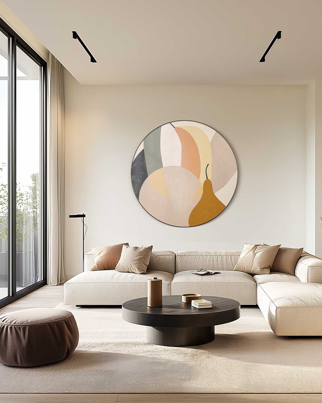 Moderne Abstracte Muurcirkel