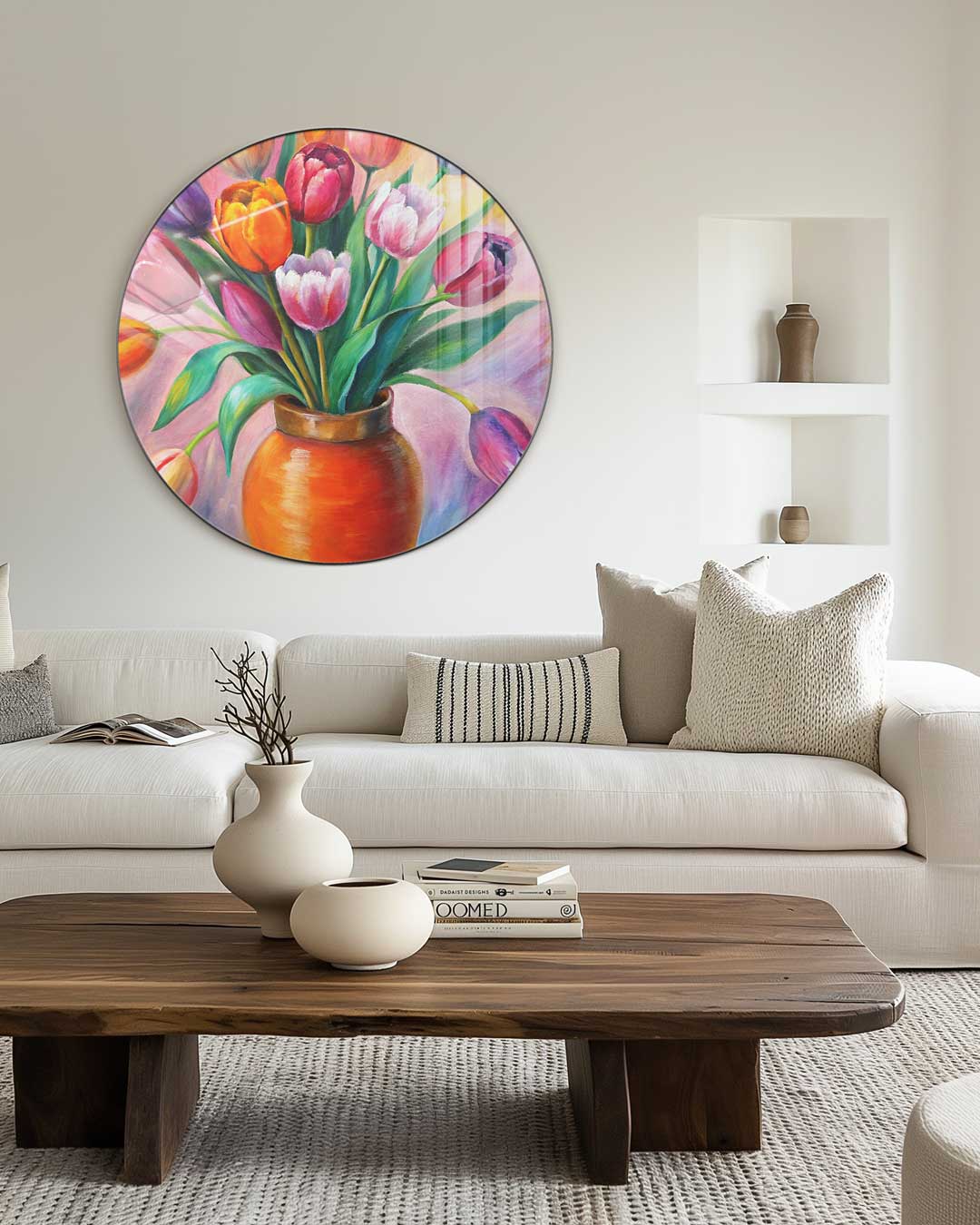 Vrolijke Bloemenmuurcirkel