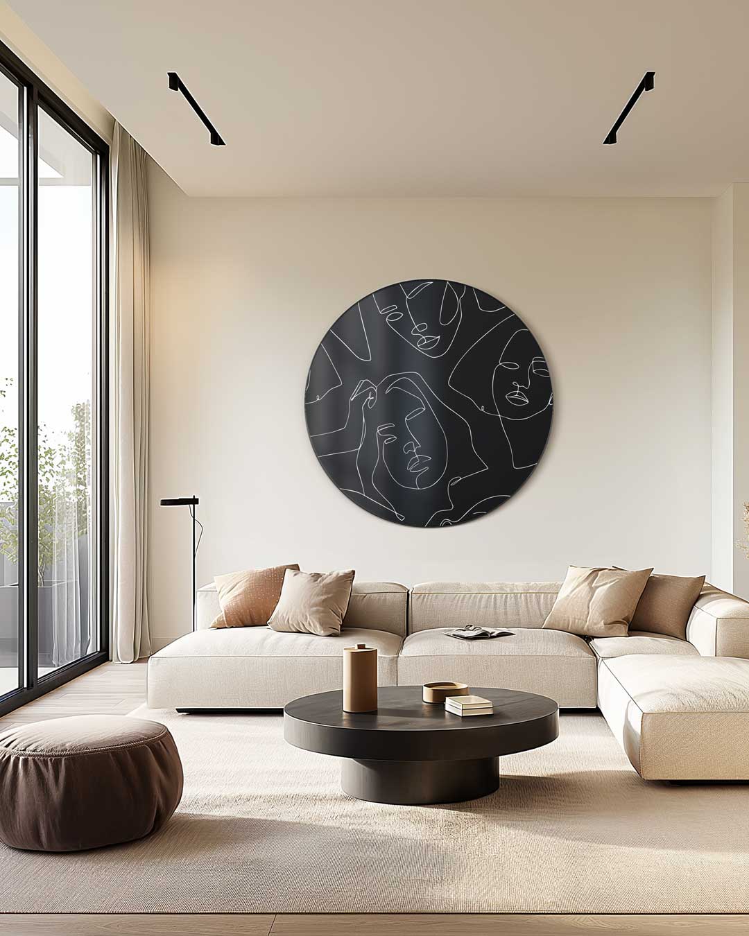 Abstracte Muurcirkel-WallArtistic