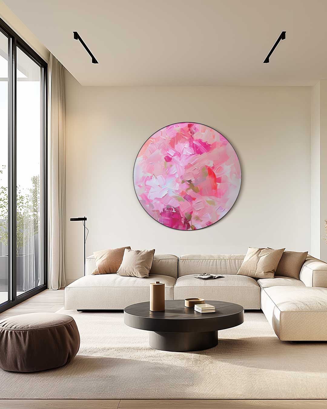 Roze Droom Muurcirkel