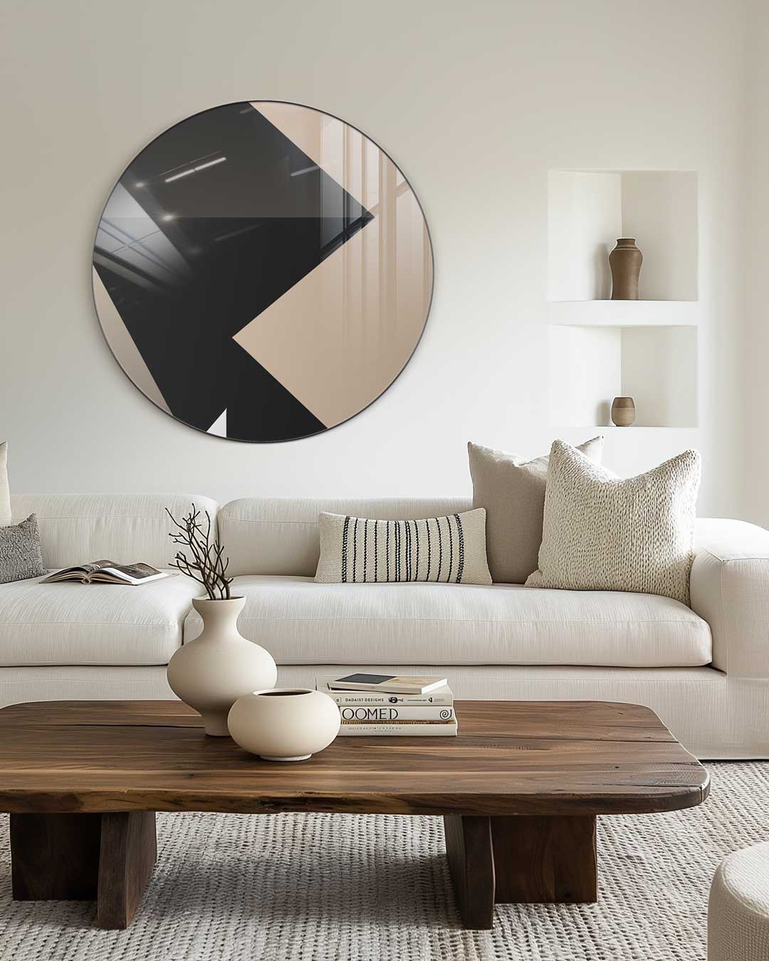 Elegante Geometrische Muurcirkel