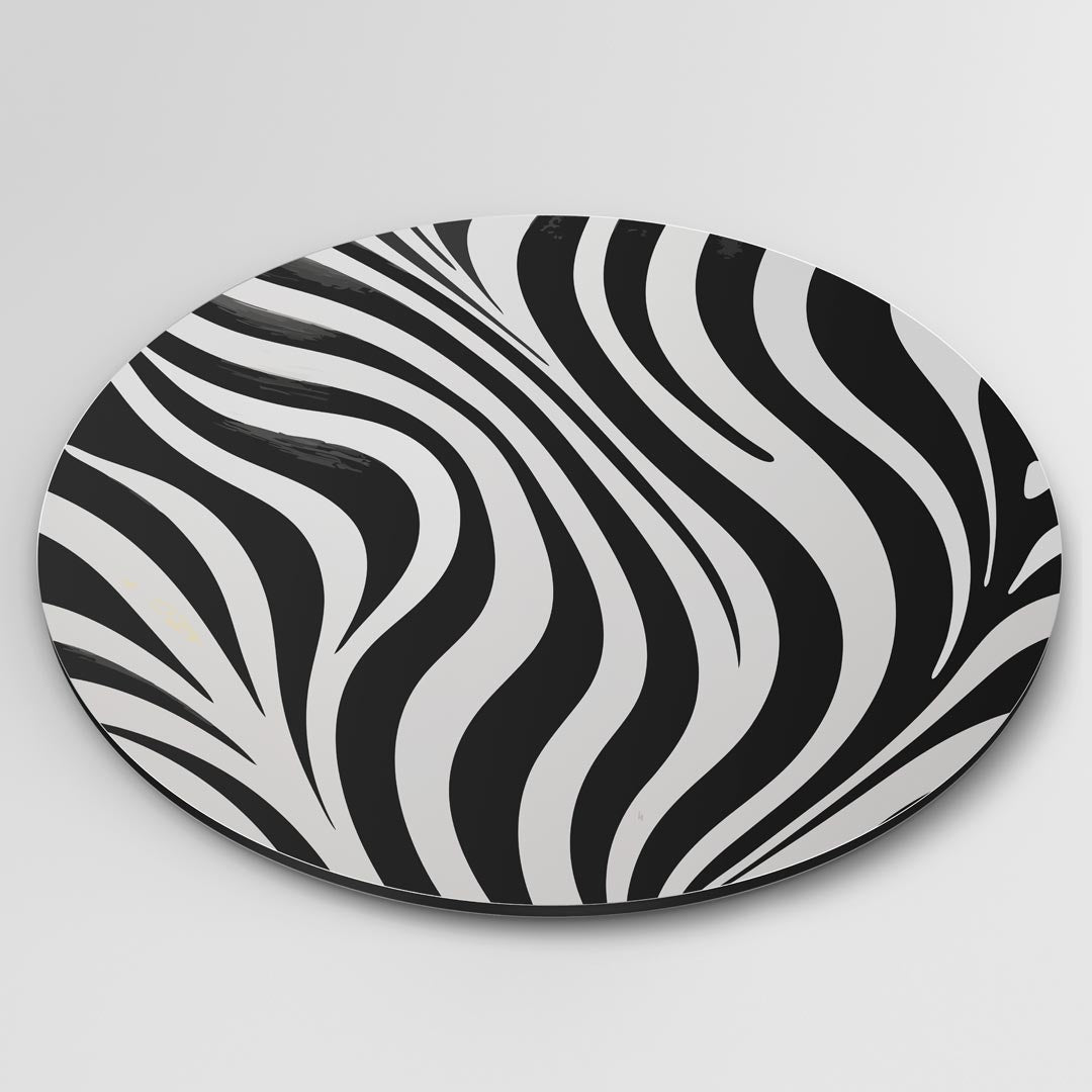 Stijlvolle Zebra Muurcirkel