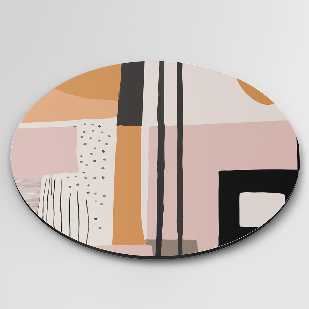 Moderne Abstracte Muurcirkel