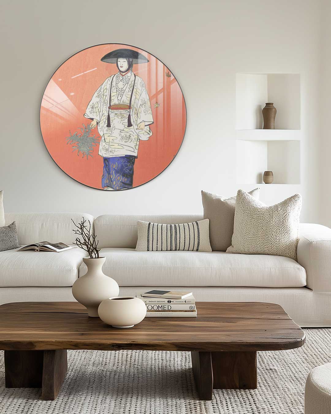 Japanse Elegantie Muurcirkel-WallArtistic