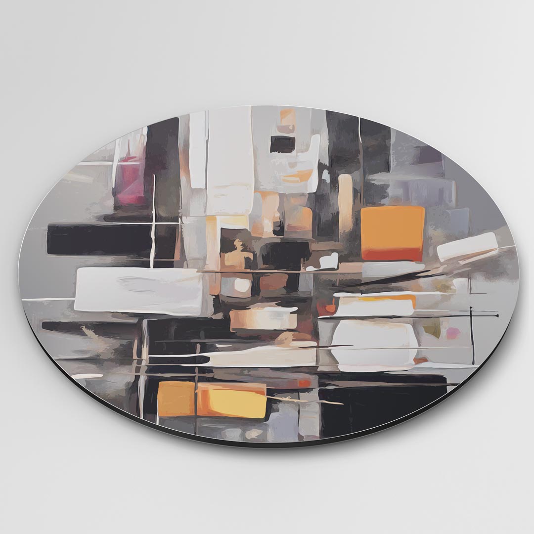 Moderne Abstracte Muurcirkel