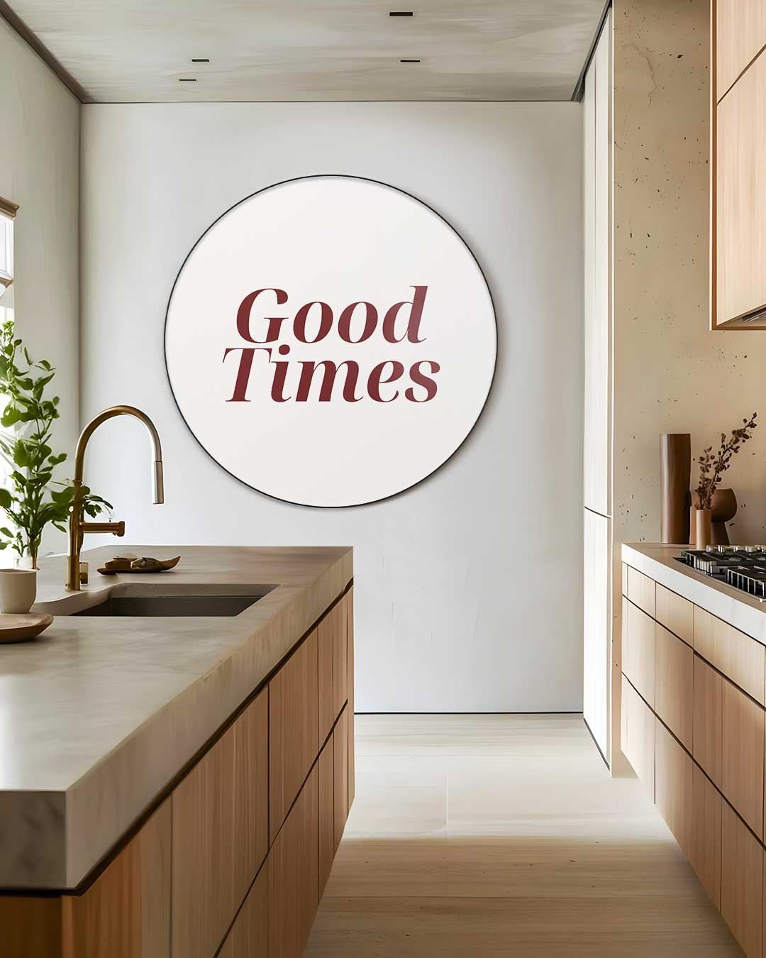 Good Times Muurcirkel-WallArtistic