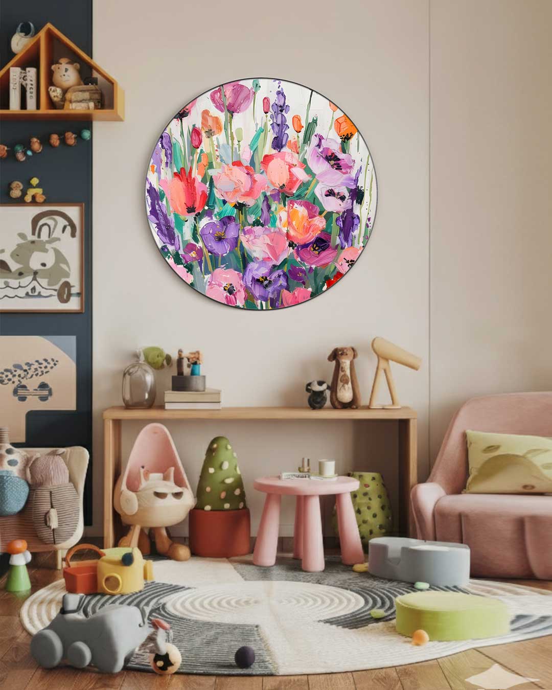 Bloemensprookje Muurcirkel