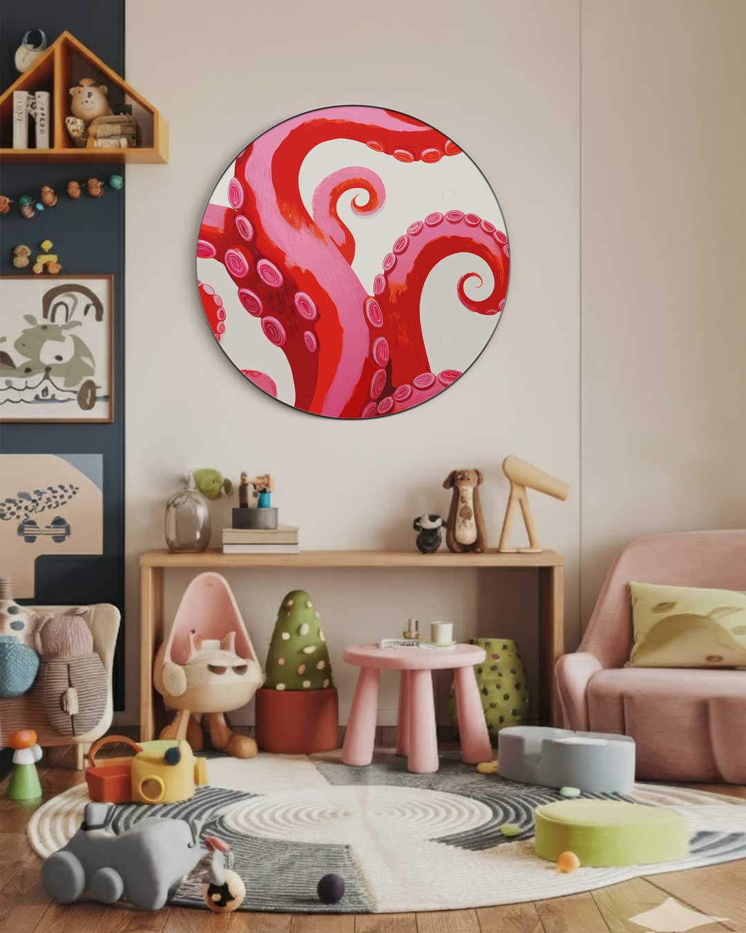 Octopus Tentakel Muurcirkel