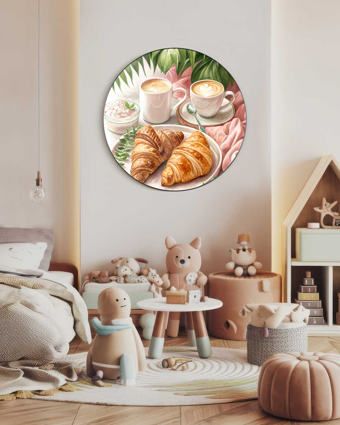 Botanische Brunch Muurcirkel-WallArtistic